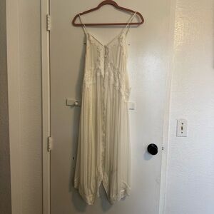 Free People Cream Midi Dress